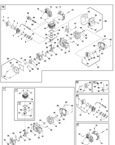 Part Location Diagram of 701981 Briggs and Stratton Magneto Cord